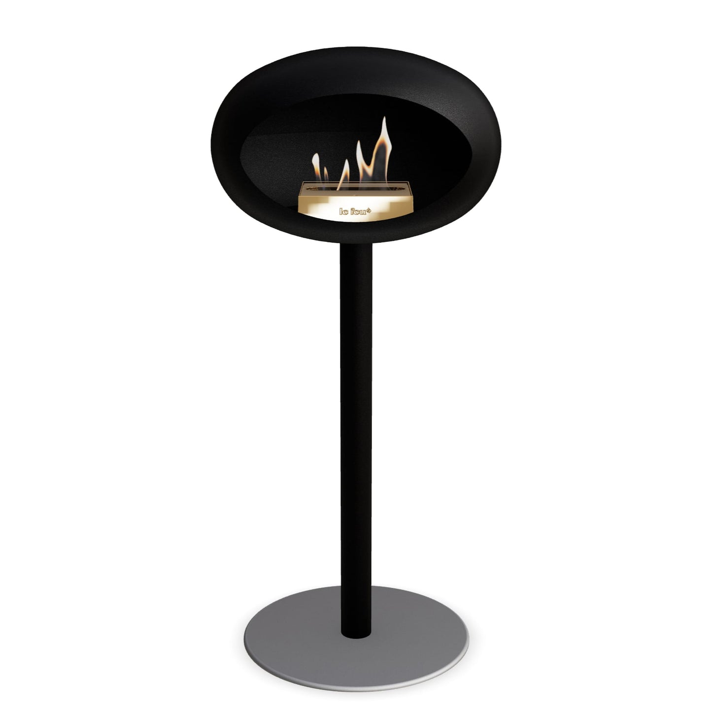 Le Feu Steel High Dome <br>Black