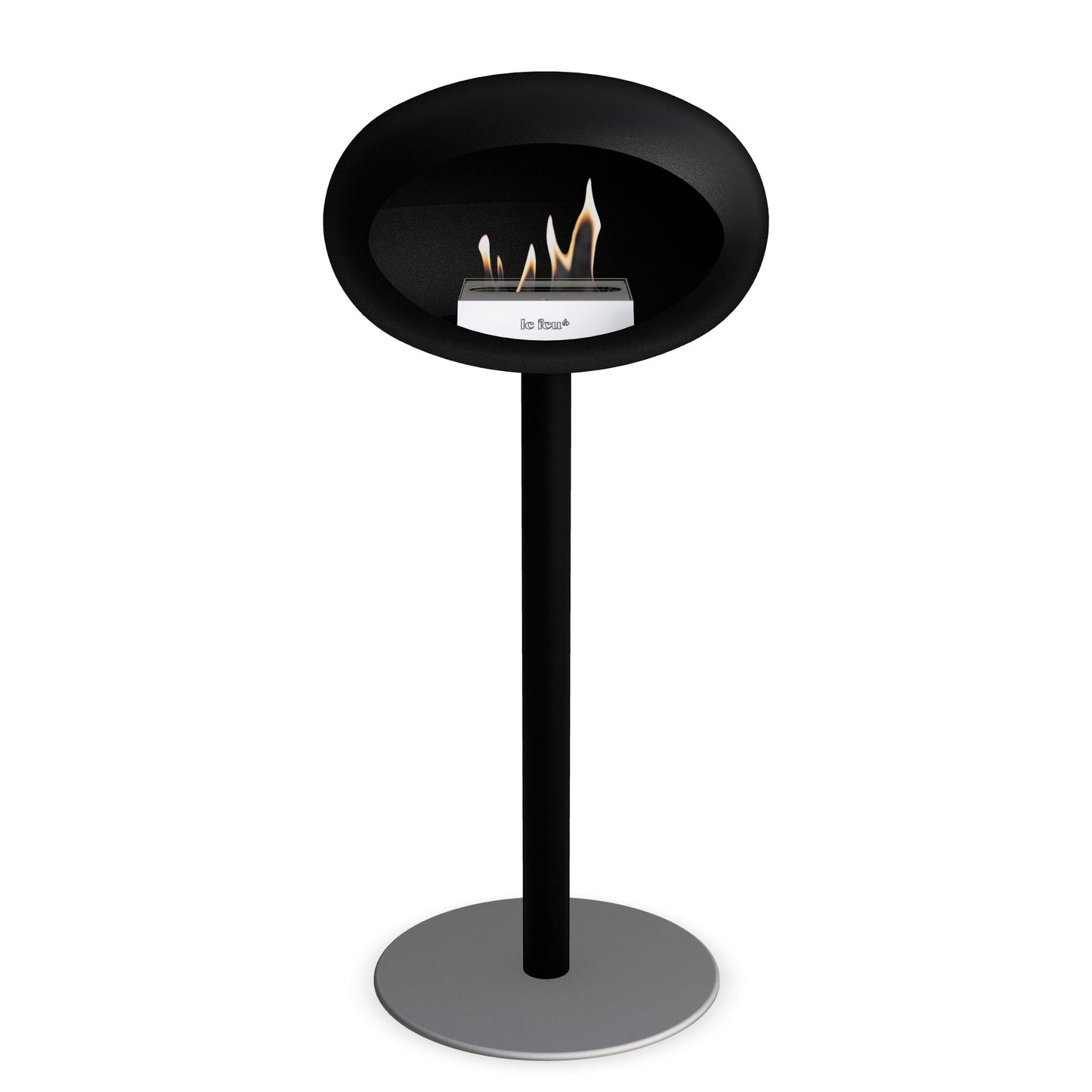 Le Feu Steel High Dome <br>Black