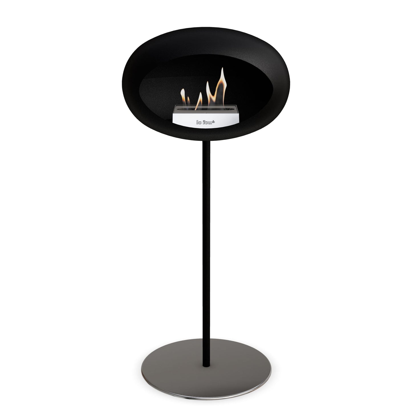 Le Feu Steel High Dome <br>Black
