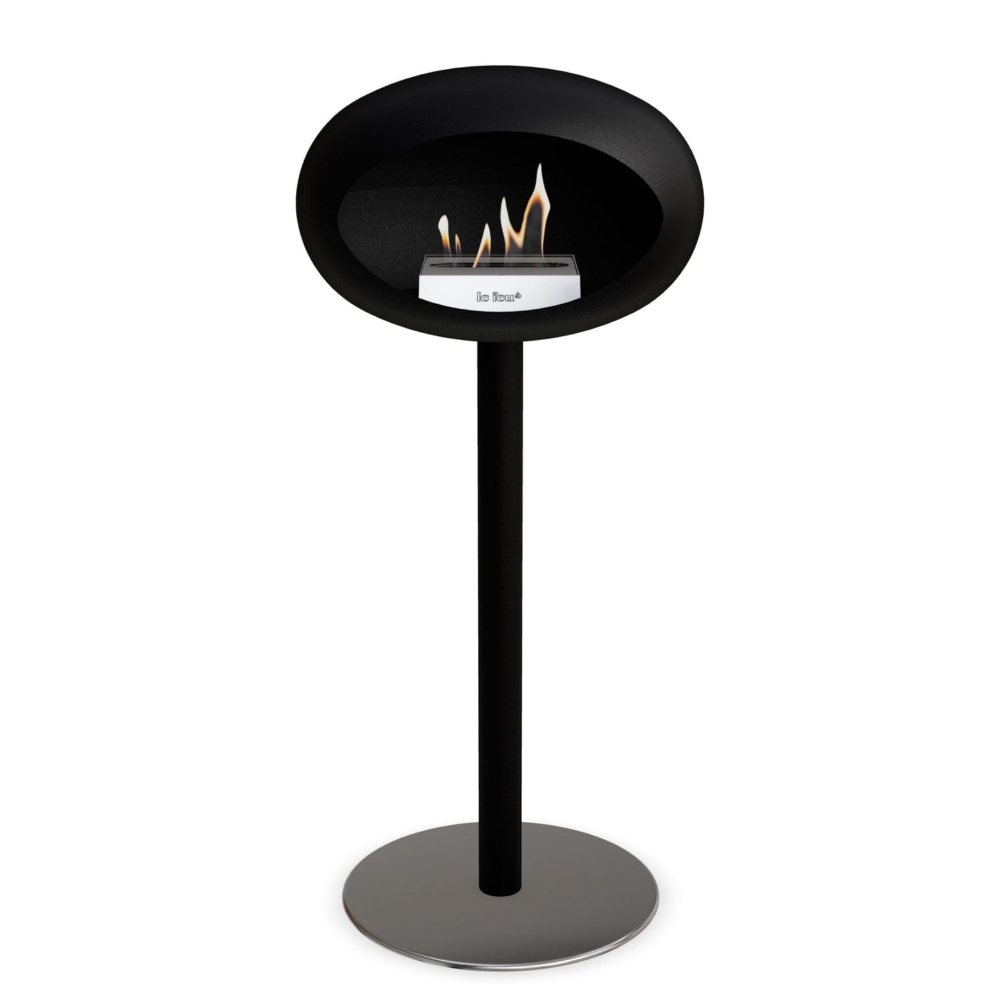 Le Feu Steel High Dome <br>Black