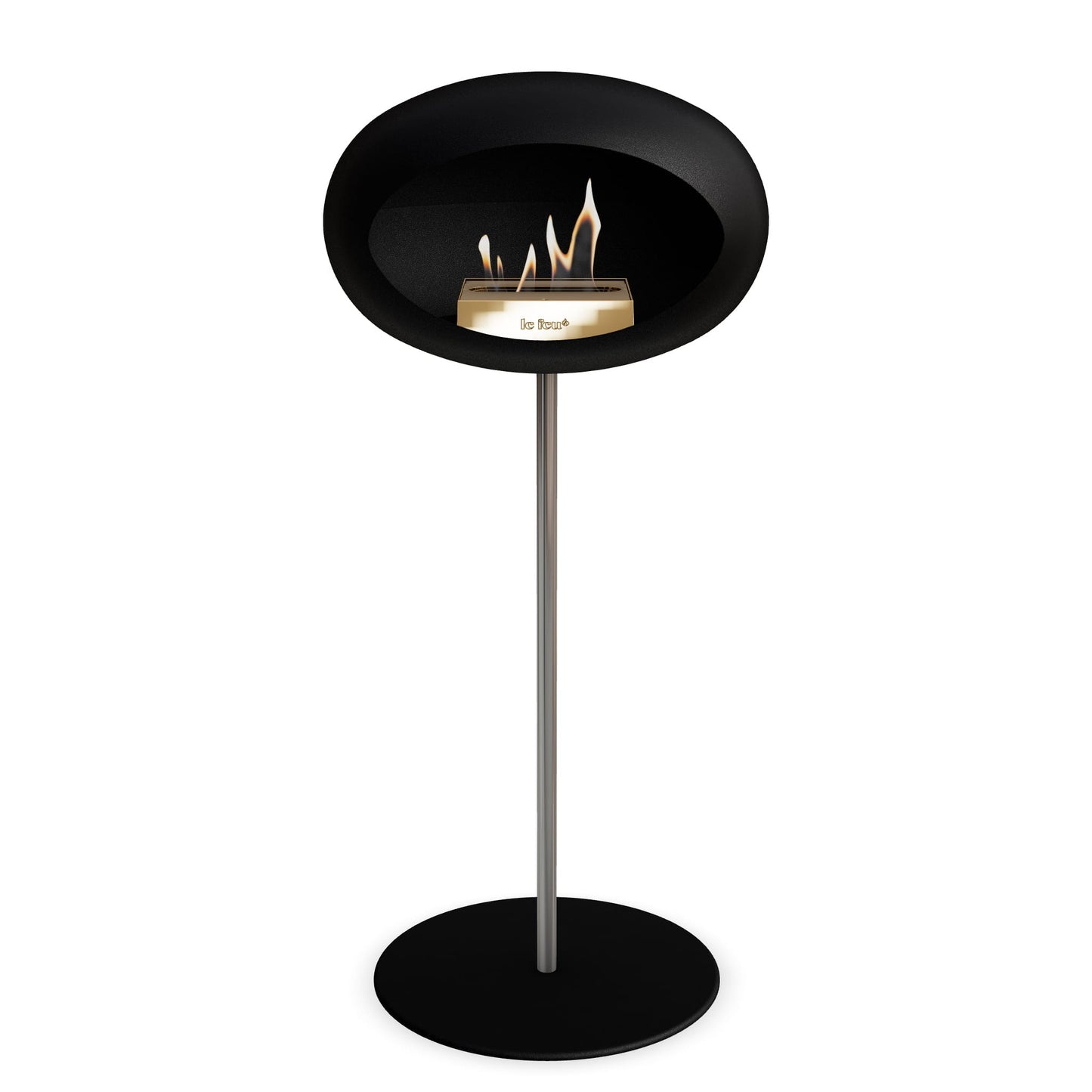 Le Feu Steel High Dome <br>Black