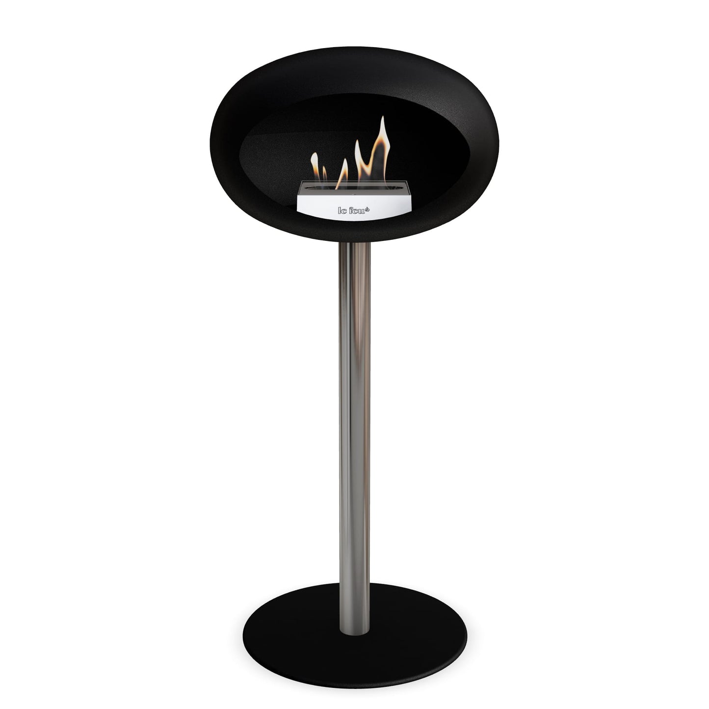 Le Feu Steel High Dome <br>Black