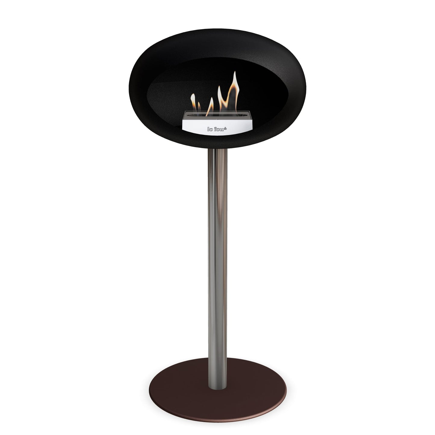 Le Feu Steel High Dome <br>Black