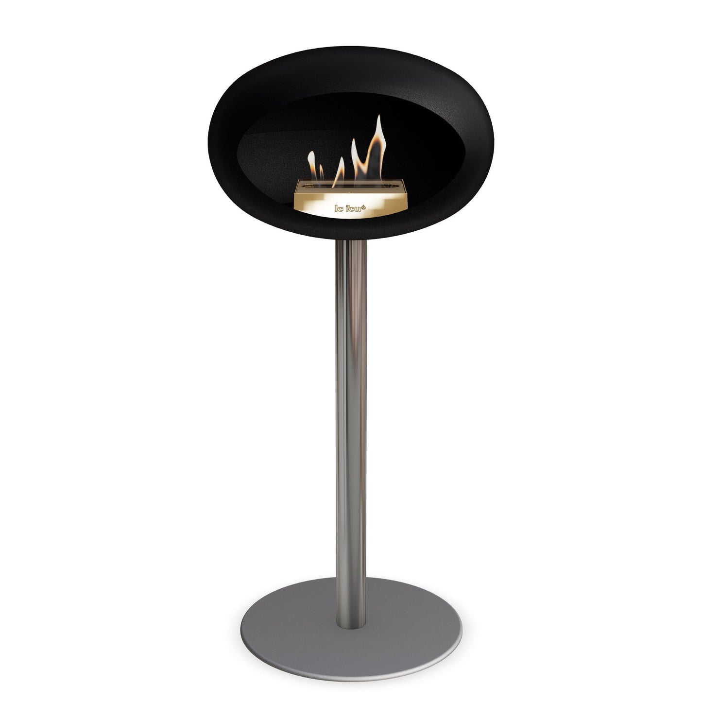 Le Feu Steel High Dome <br>Black