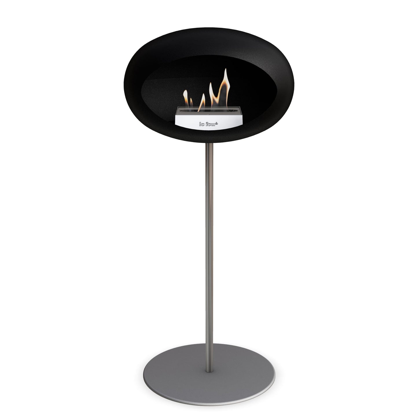 Le Feu Steel High Dome <br>Black