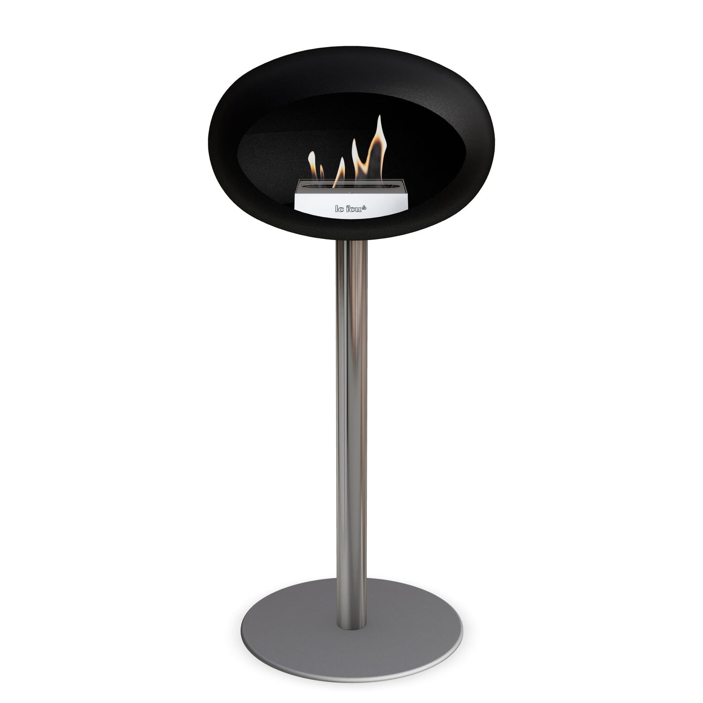 Le Feu Steel High Dome <br>Black