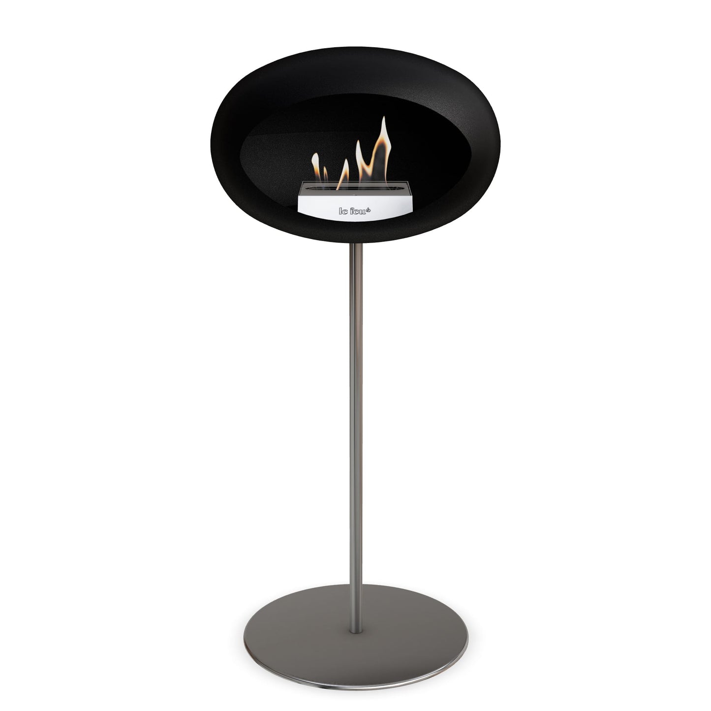 Le Feu Steel High Dome <br>Black