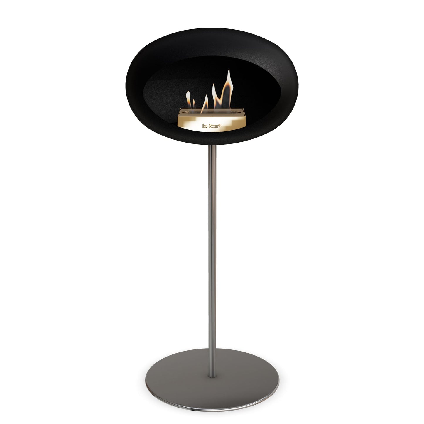 Le Feu Steel High Dome <br>Black