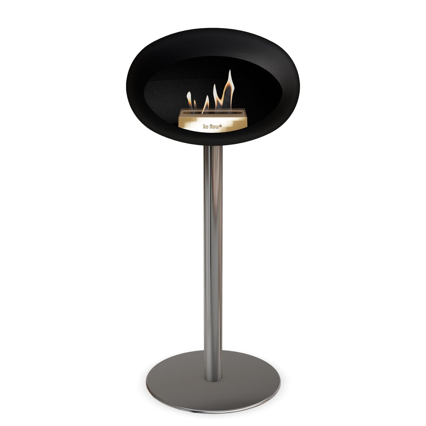 Le Feu Steel High Dome <br>Black