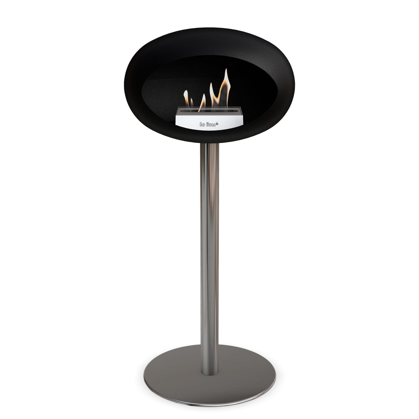 Le Feu Steel High Dome <br>Black