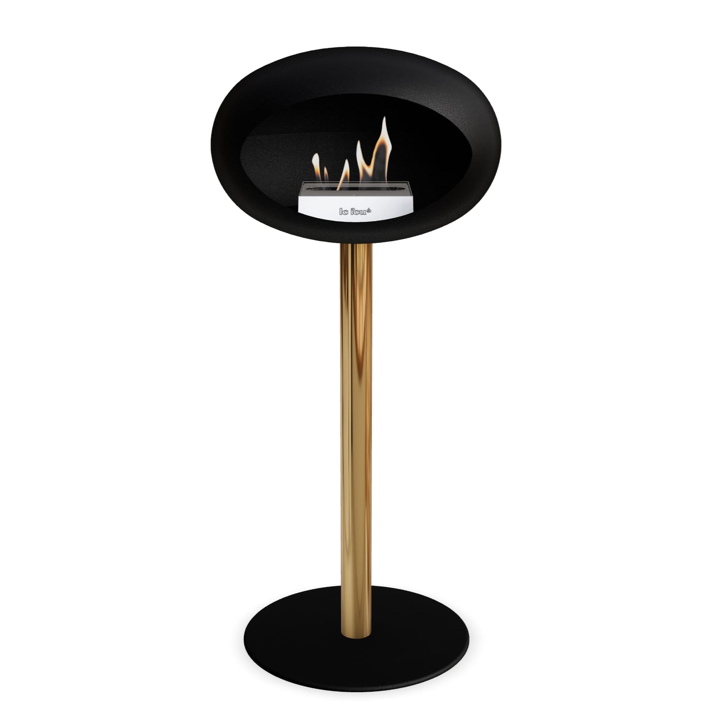 Le Feu Steel High Dome <br>Black