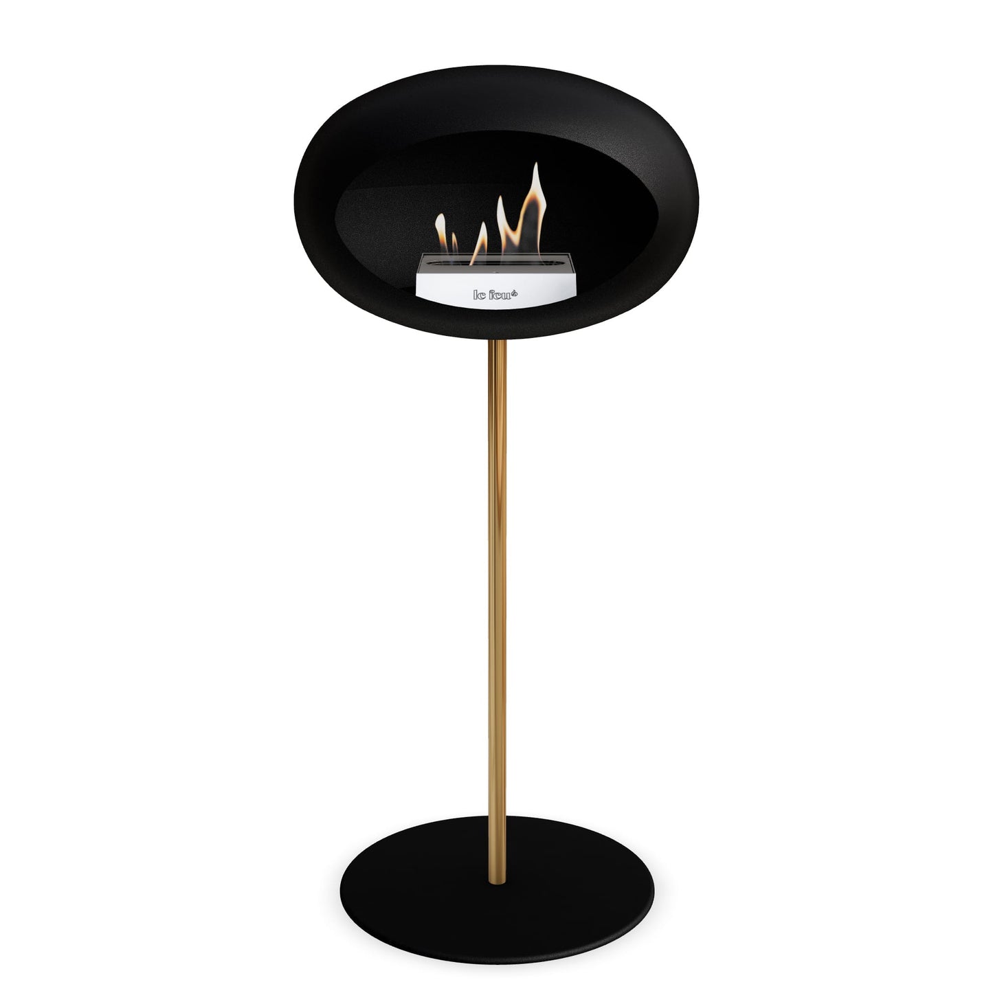 Le Feu Steel High Dome <br>Black