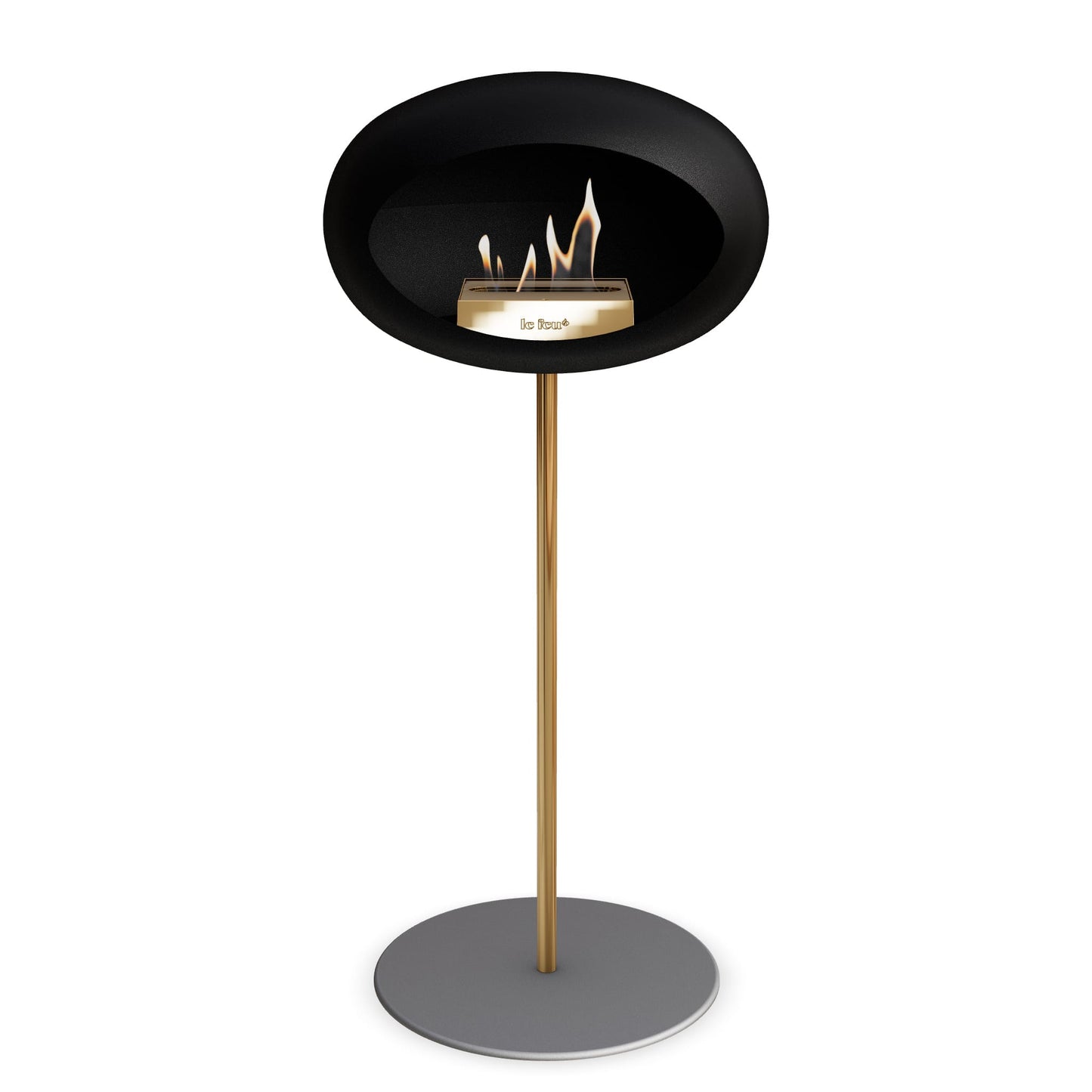 Le Feu Steel High Dome <br>Black
