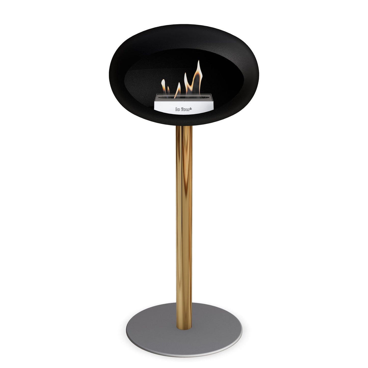 Le Feu Steel High Dome <br>Black
