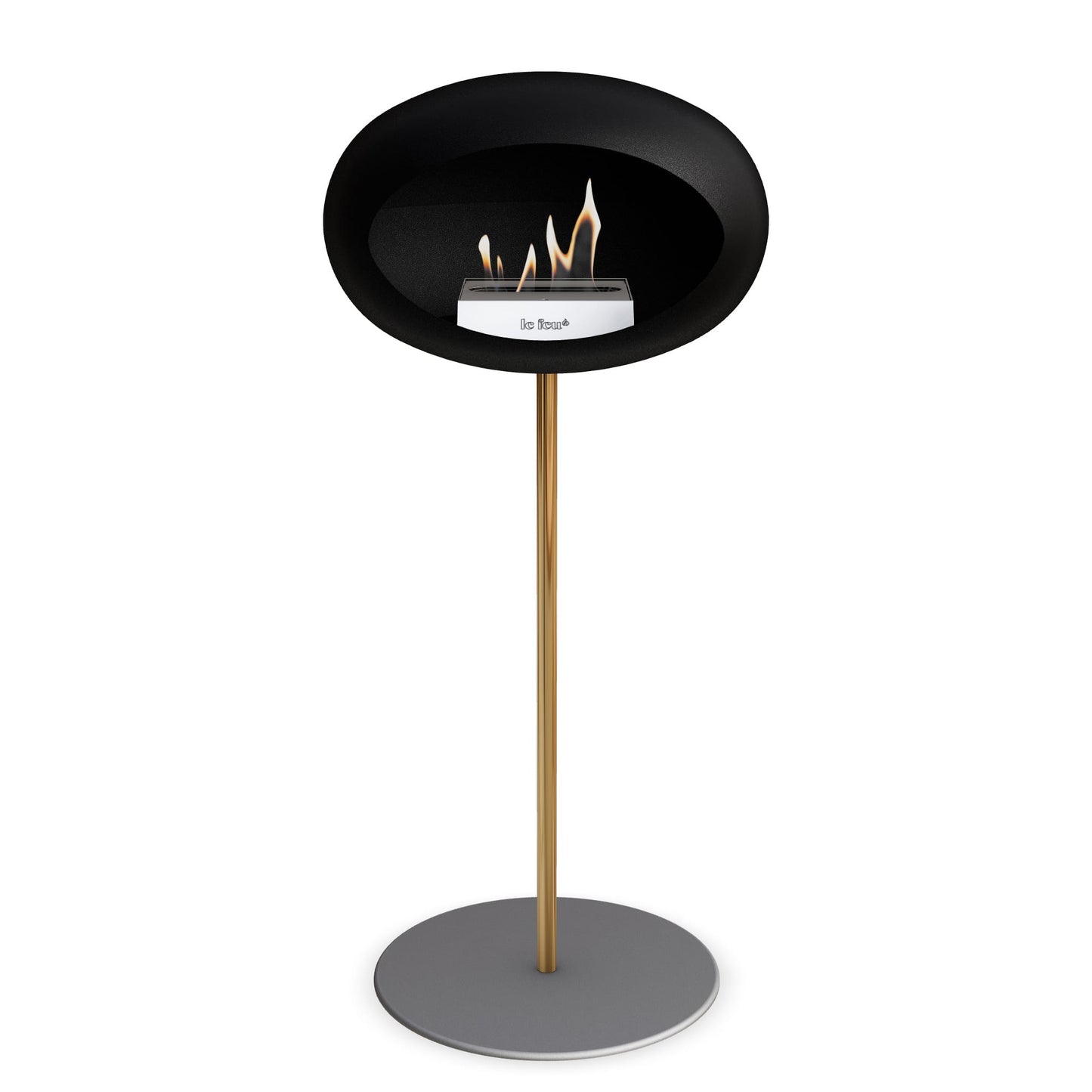 Le Feu Steel High Dome <br>Black