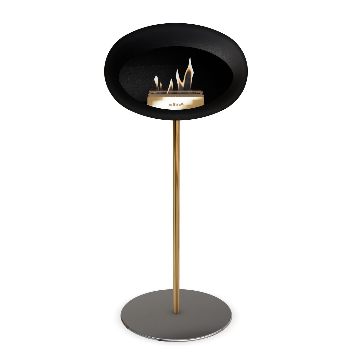 Le Feu Steel High Dome <br>Black