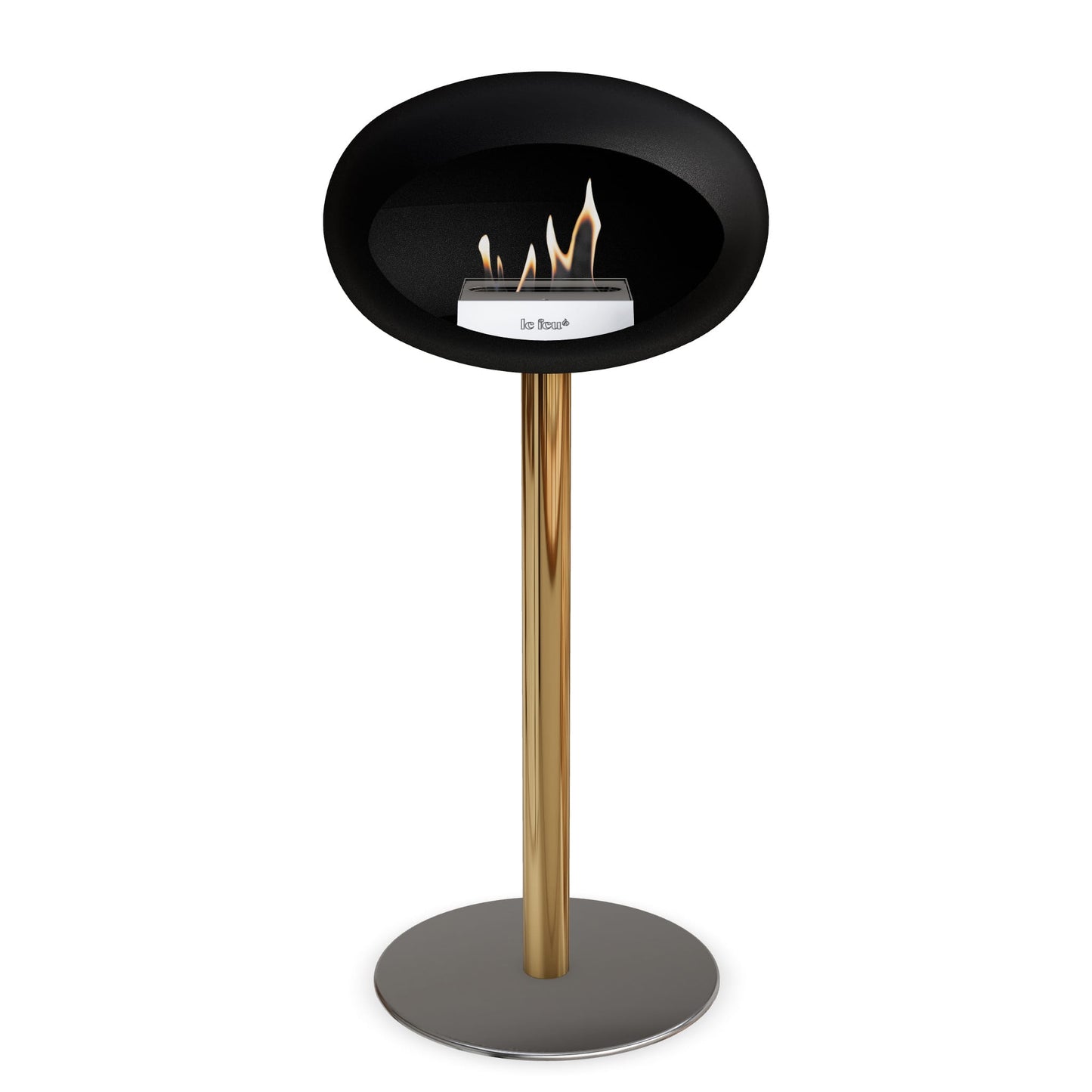 Le Feu Steel High Dome <br>Black