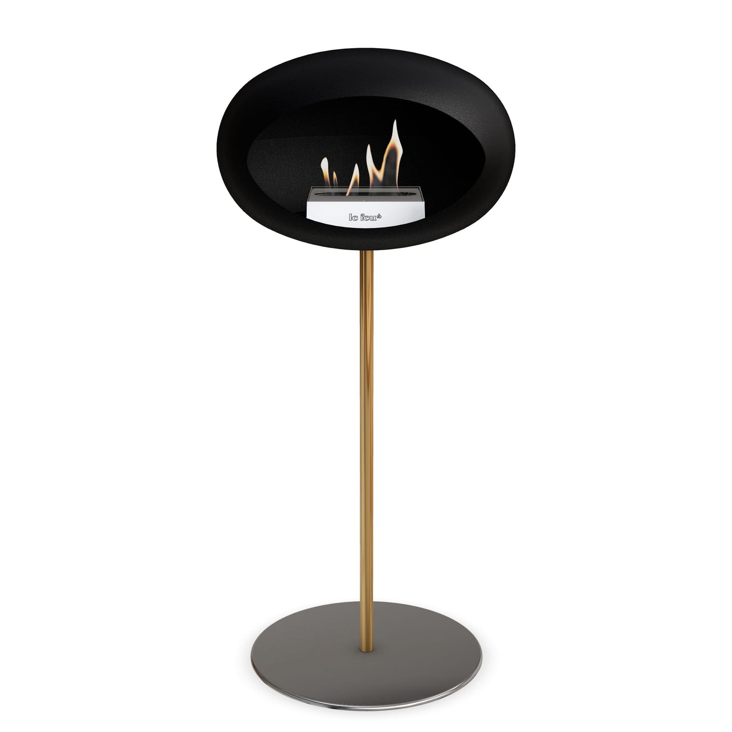 Le Feu Steel High Dome <br>Black