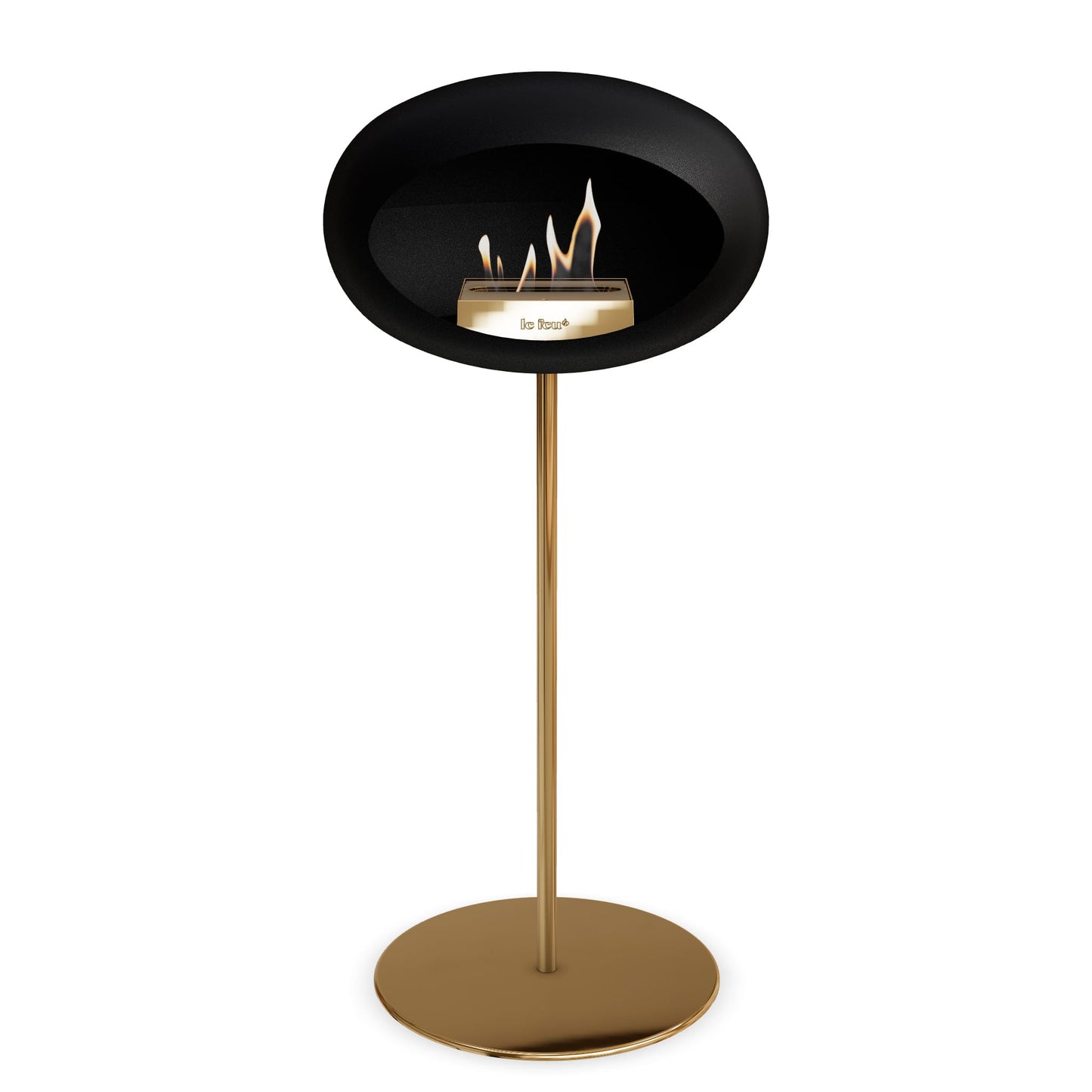 Le Feu Steel High Dome <br>Black