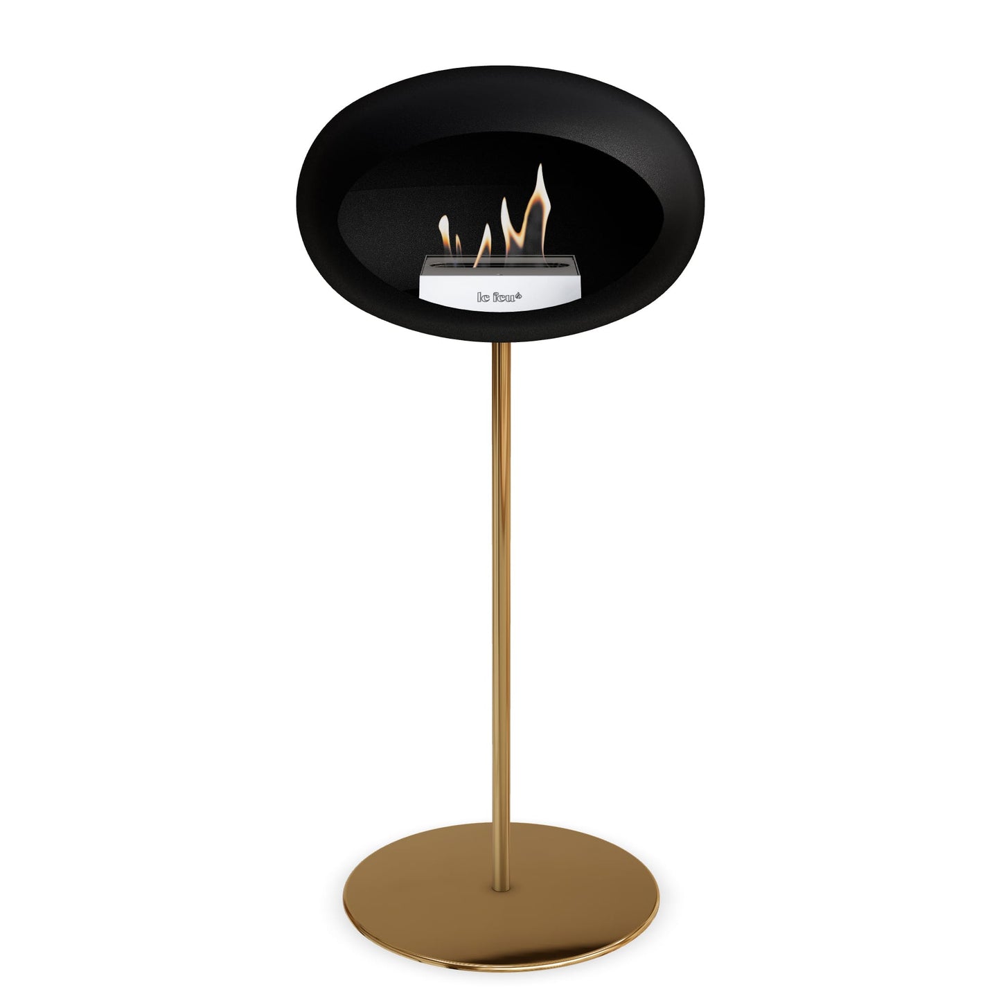 Le Feu Steel High Dome <br>Black