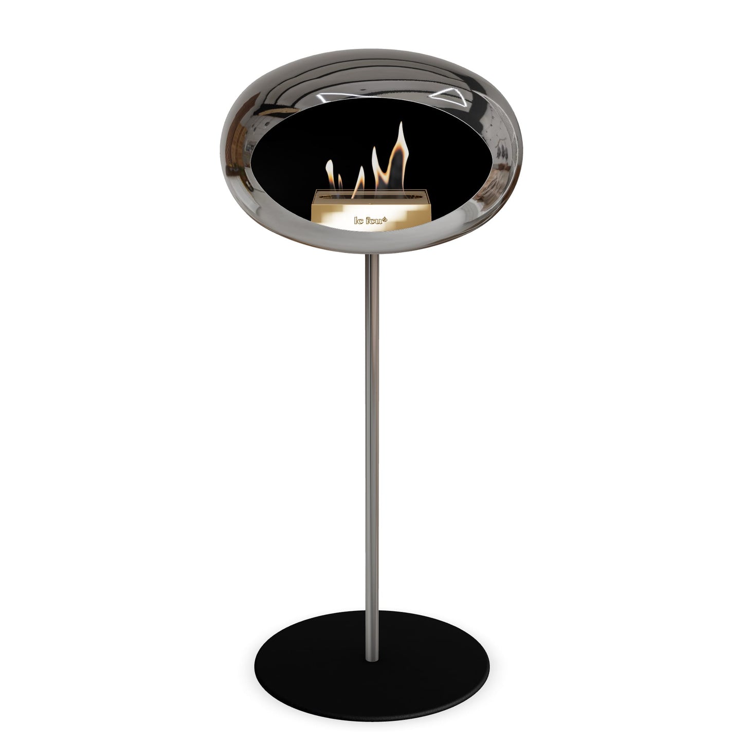 Le Feu Steel High Dome <br>Chromed Silver