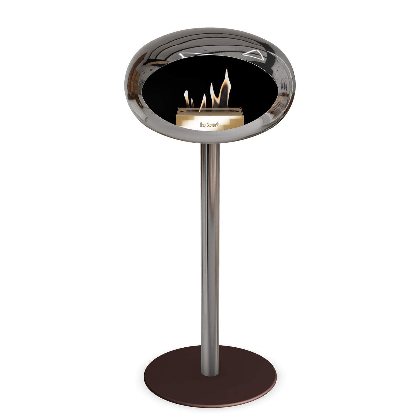 Le Feu Steel High Dome <br>Chromed Silver