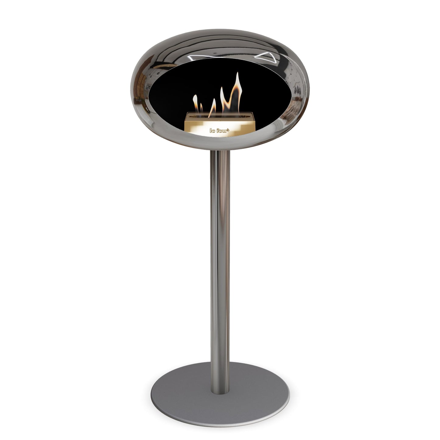 Le Feu Steel High Dome <br>Chromed Silver