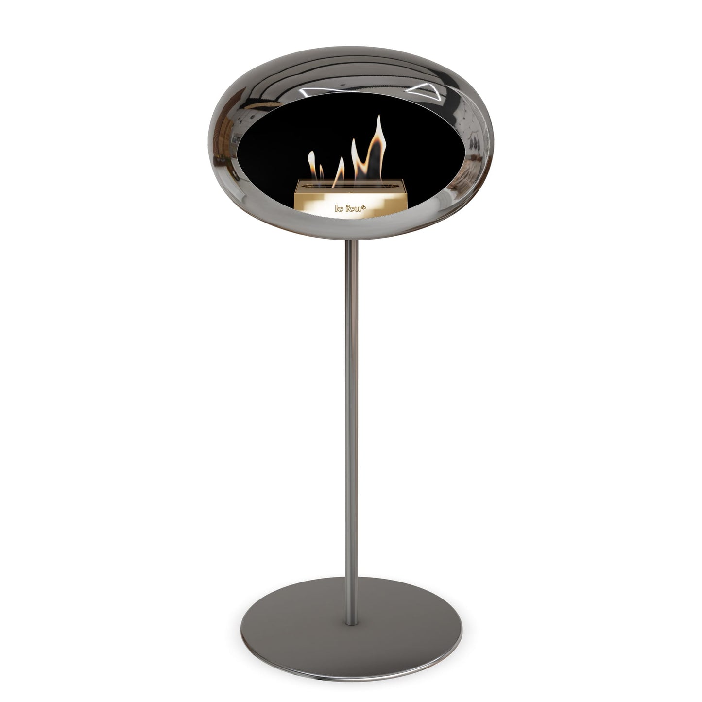 Le Feu Steel High Dome <br>Chromed Silver