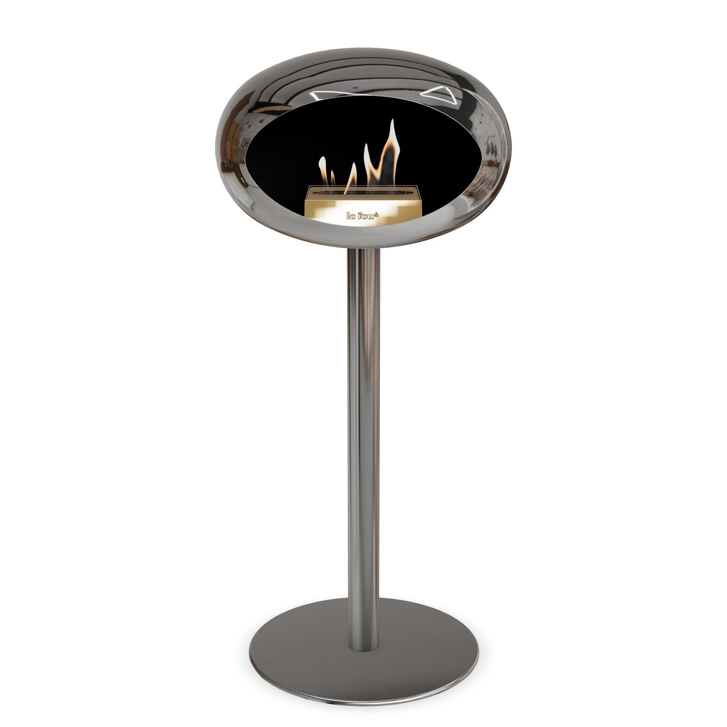 Le Feu Steel High Dome <br>Chromed Silver