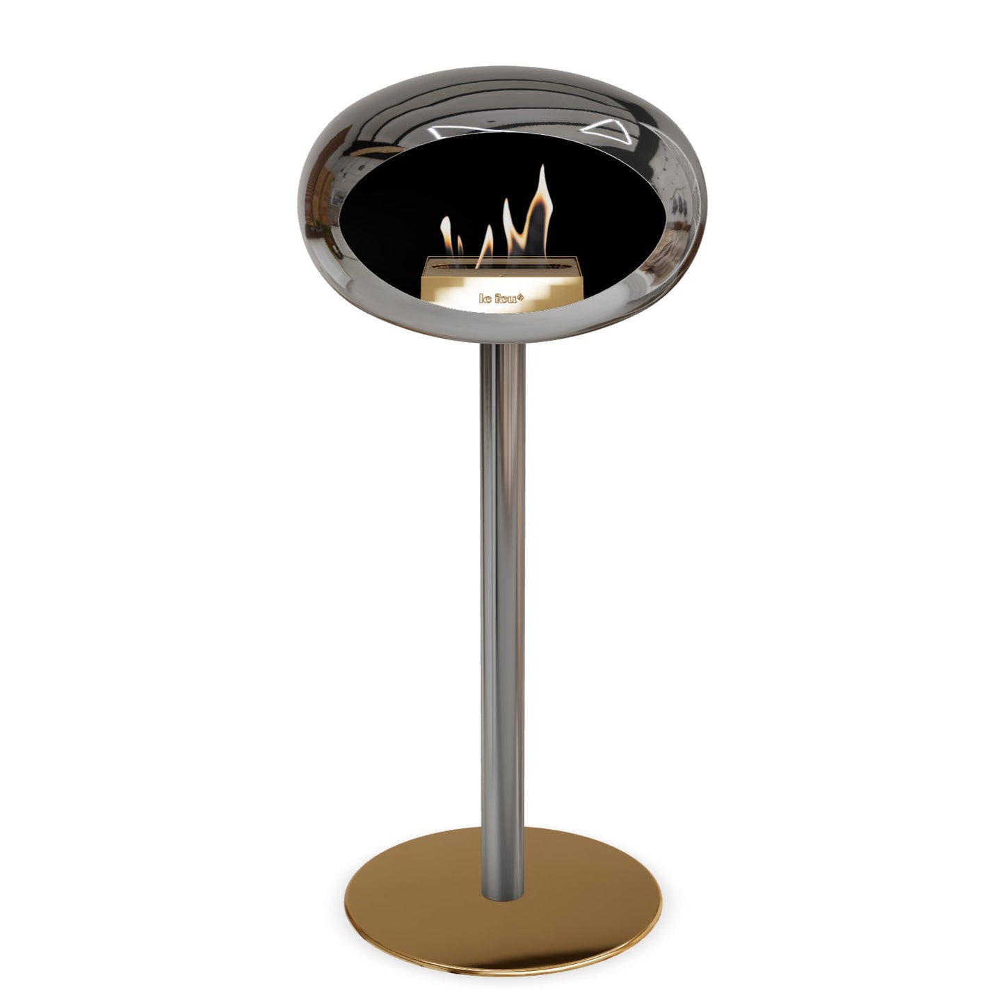 Le Feu Steel High Dome <br>Chromed Silver