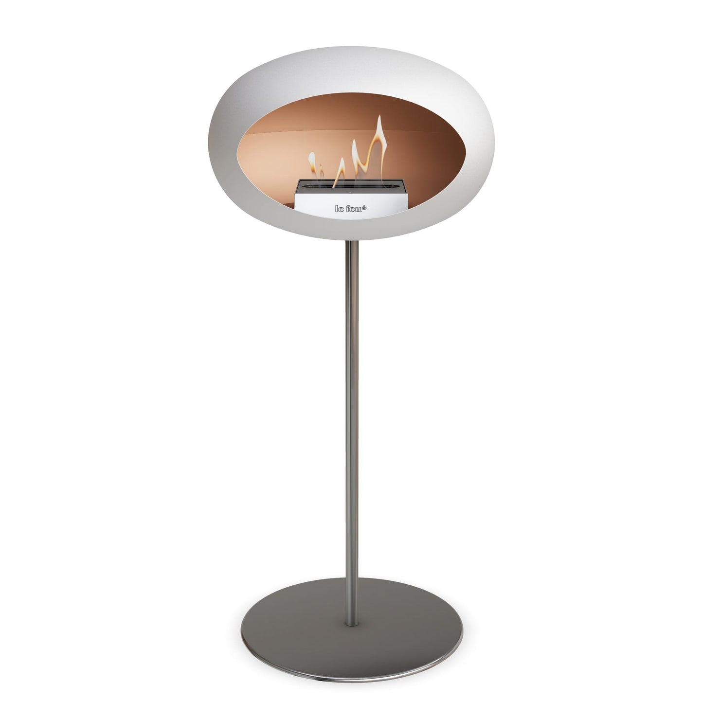Le Feu Steel High Dome <br>White