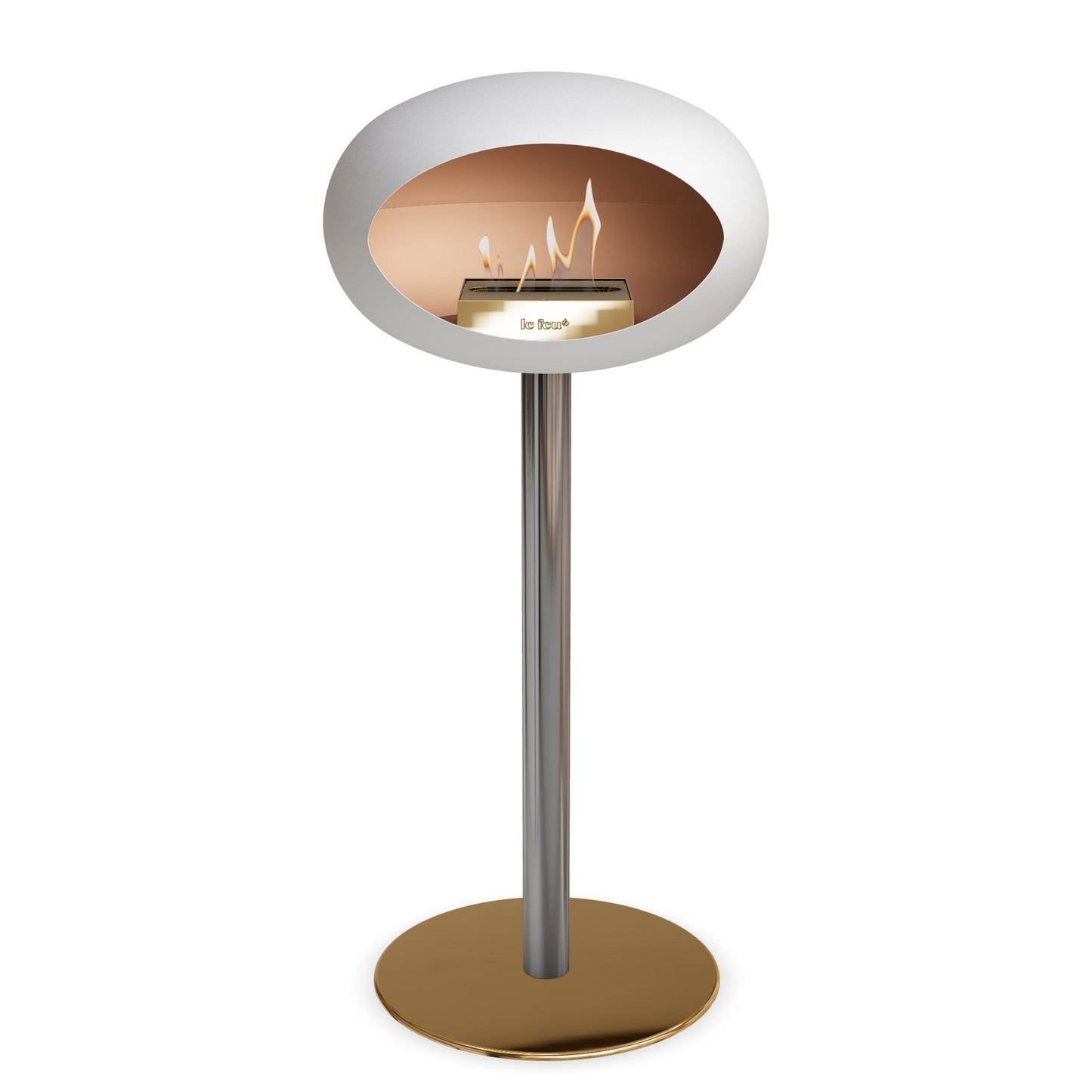 Le Feu Steel High Dome <br>White