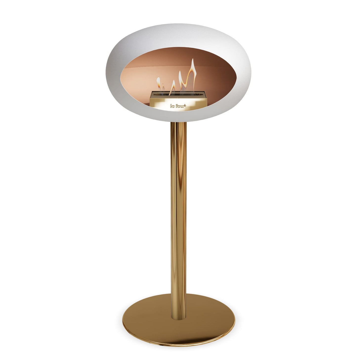 Le Feu Steel High Dome <br>White