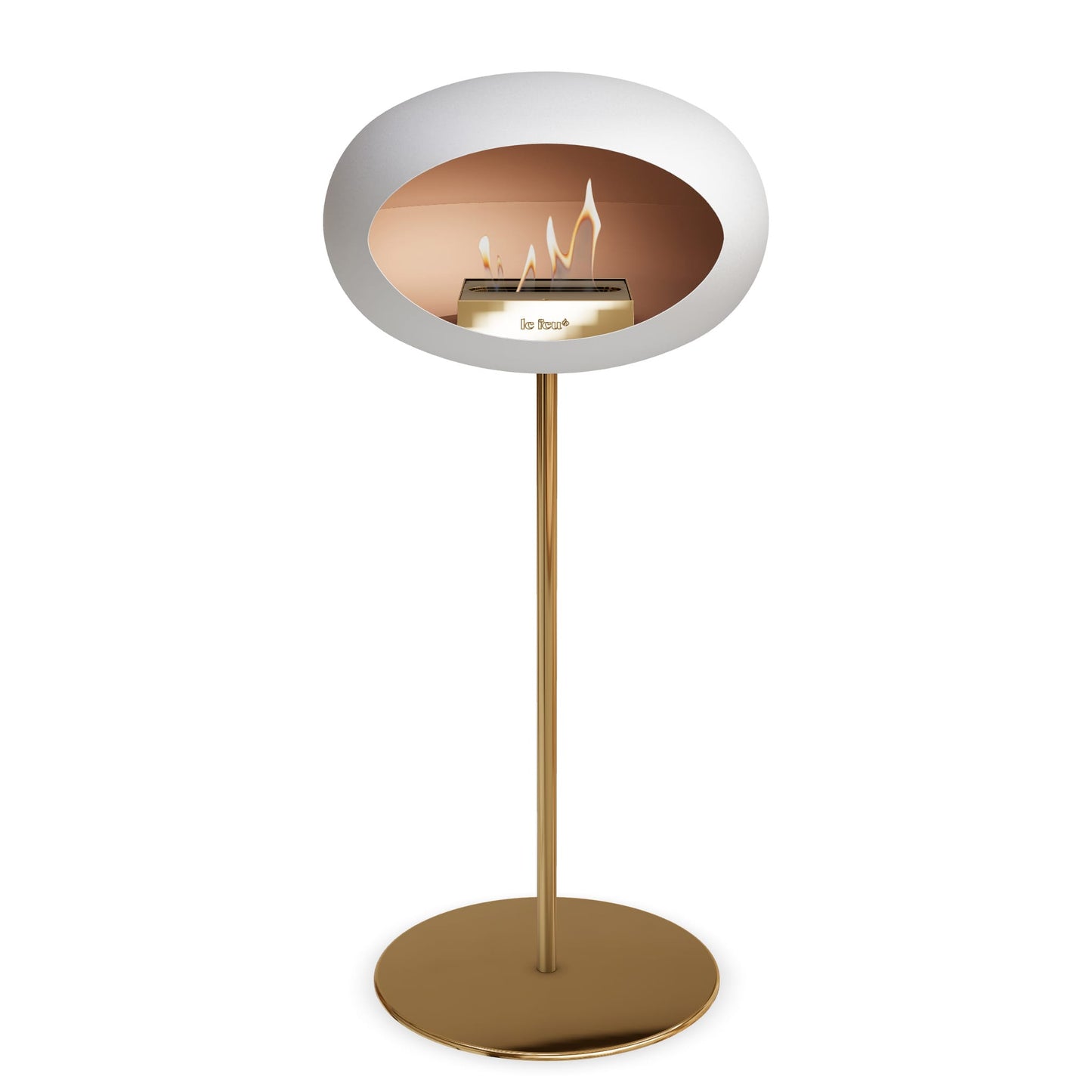 Le Feu Steel High Dome <br>White