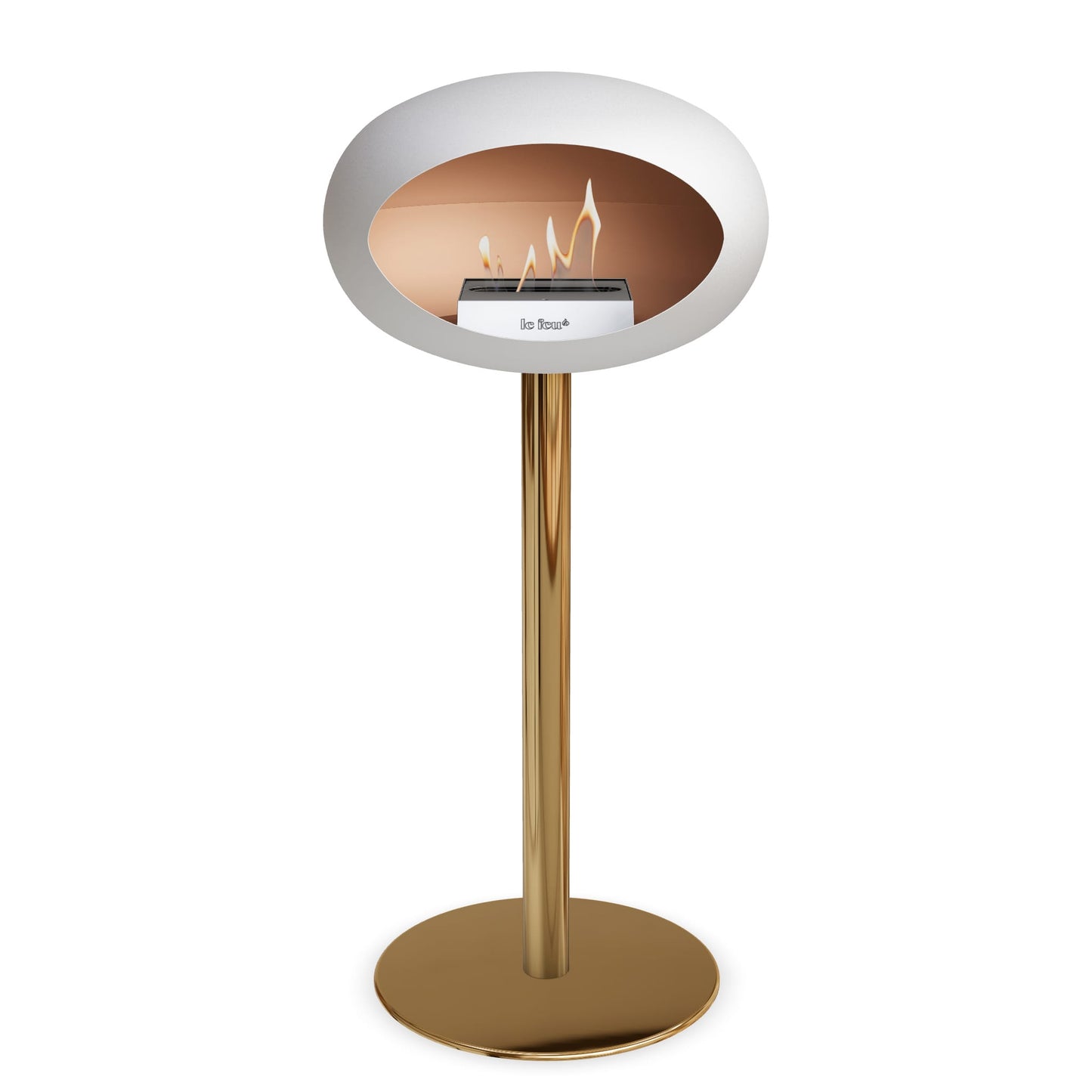 Le Feu Steel High Dome <br>White