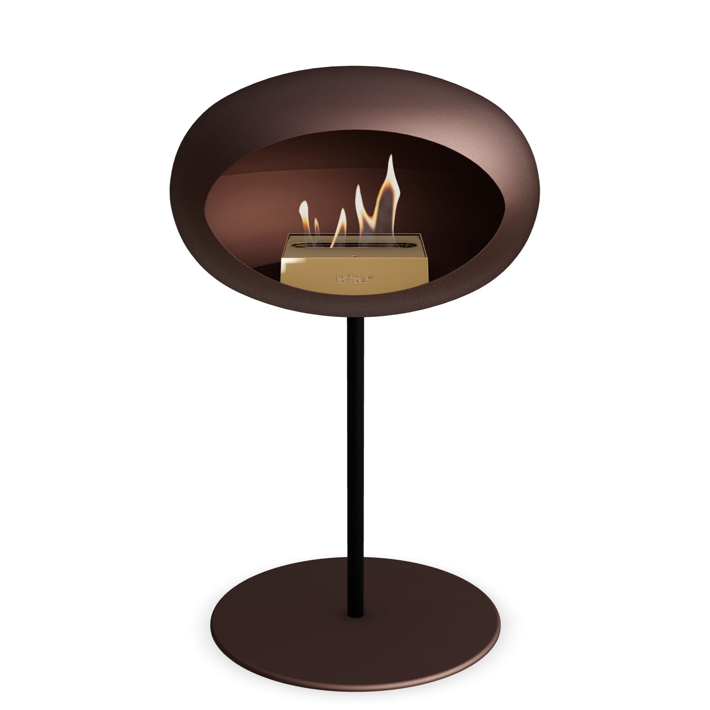 Le Feu Steel Low Dome <br>Mocca
