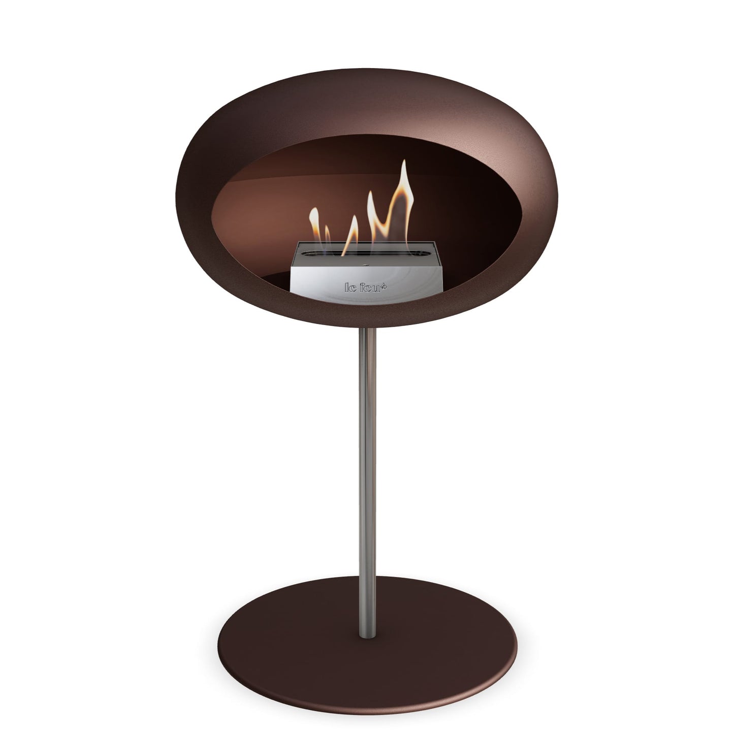Le Feu Steel Low Dome <br>Mocca
