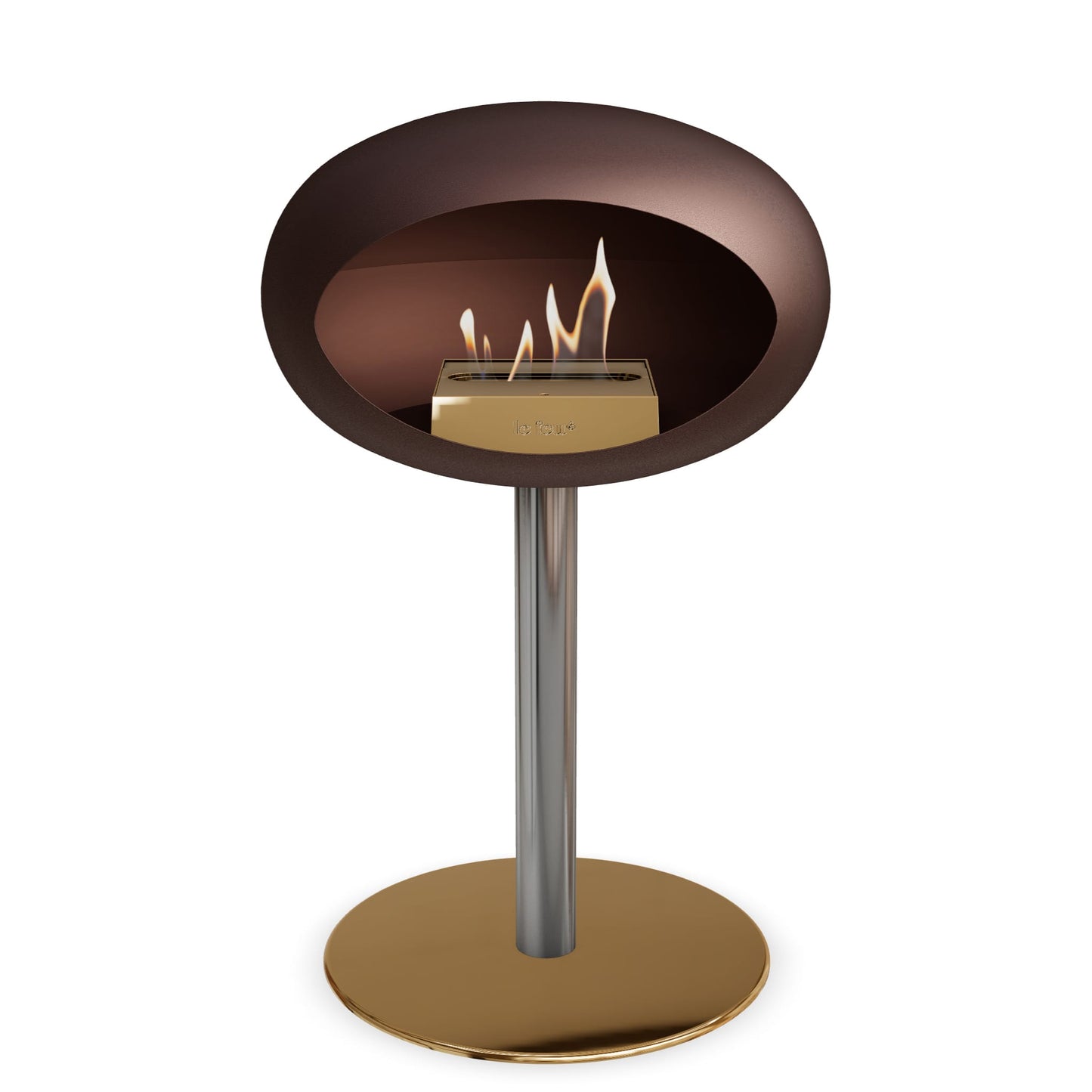 Le Feu Steel Low Dome <br>Mocca