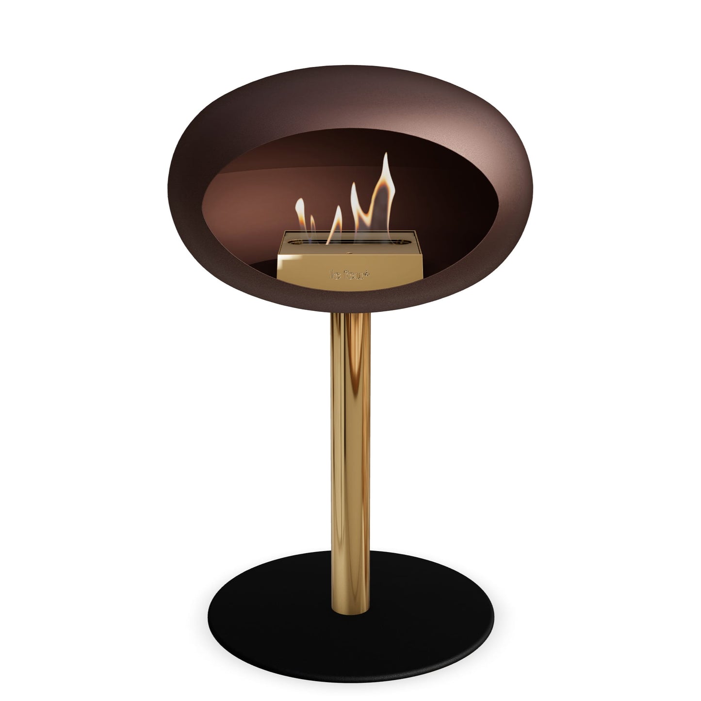 Le Feu Steel Low Dome <br>Mocca