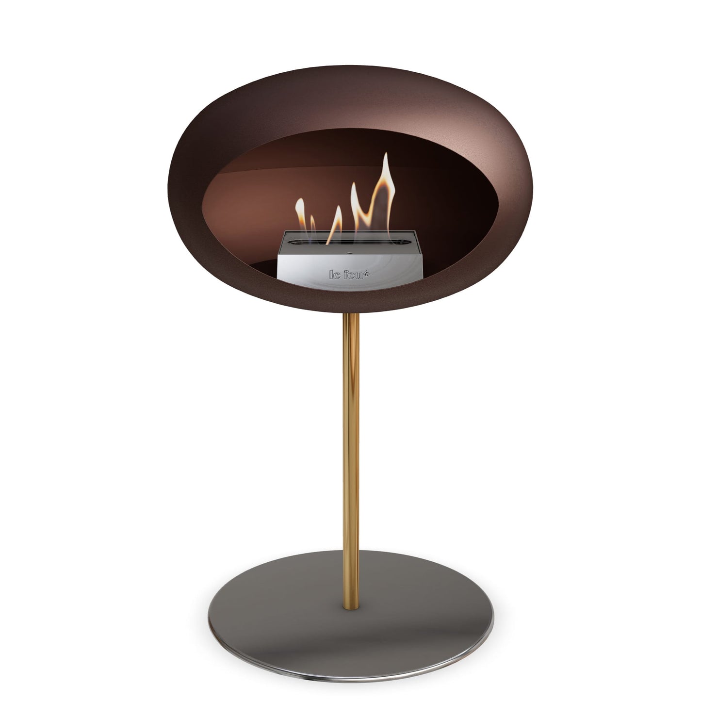 Le Feu Steel Low Dome <br>Mocca