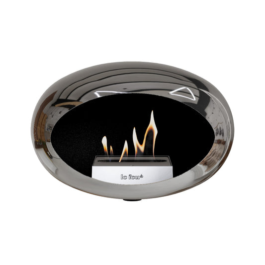 Le Feu Wall Dome <br>Chromed Silver