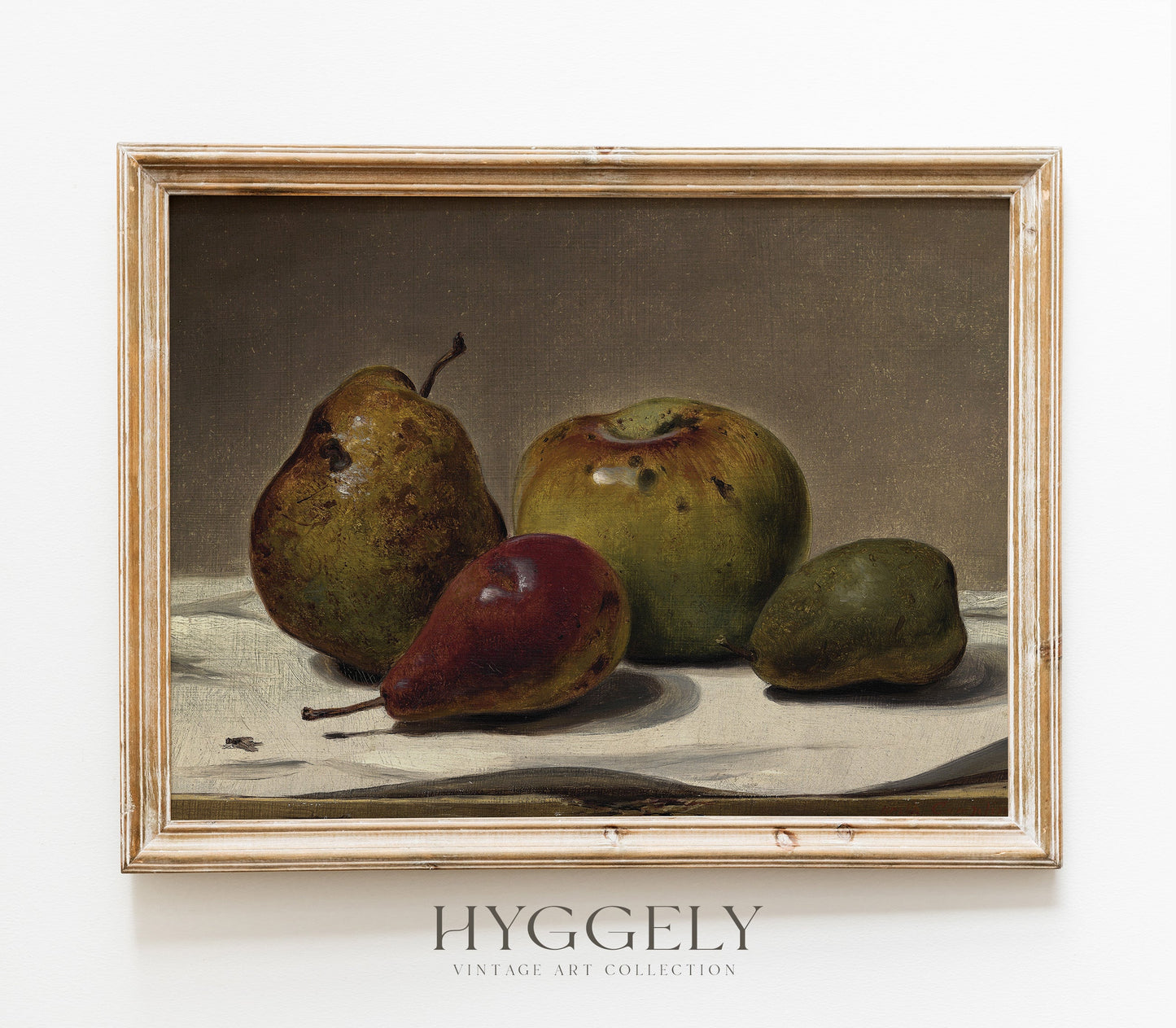 Vintage Moody Still Life Fruit Art Print L0150