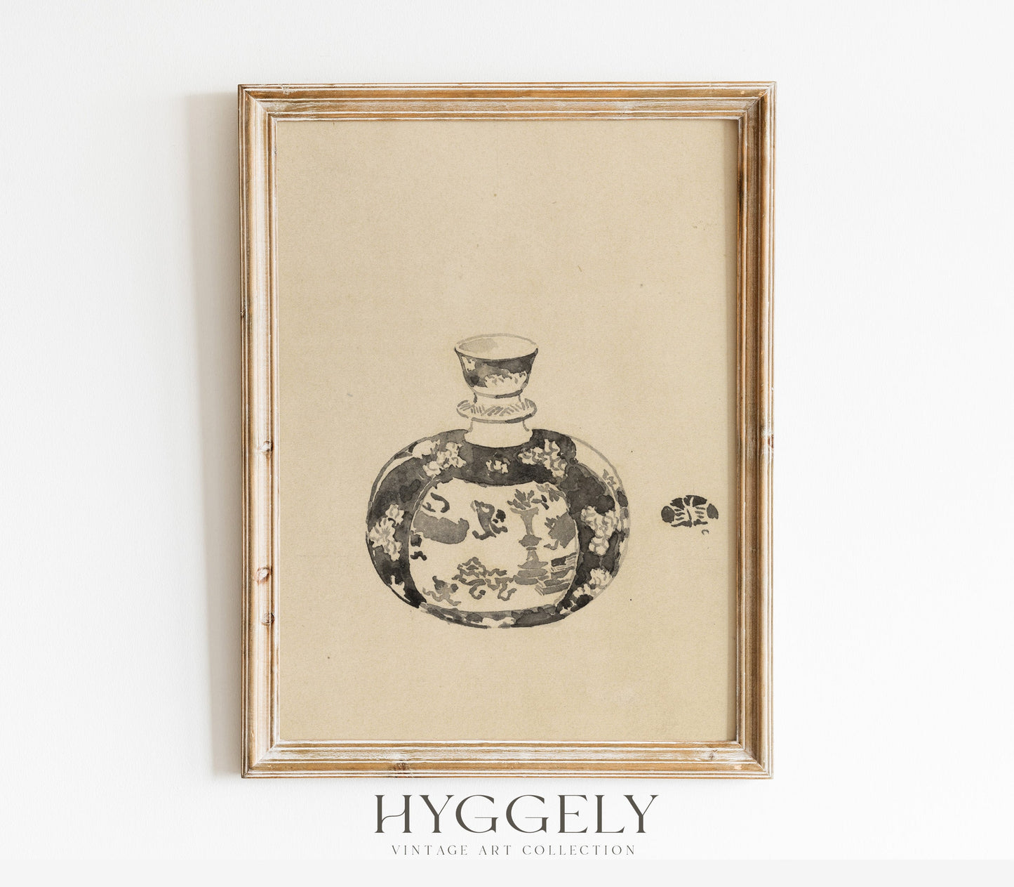 Vintage Jar with Lid II Art Print SK0151