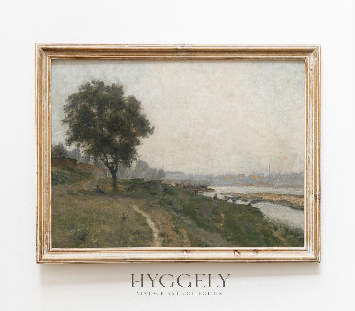 Vintage Overcast Landscape Art Print L0162