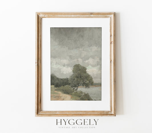 Vintage Muted Landscape Art Print L0197