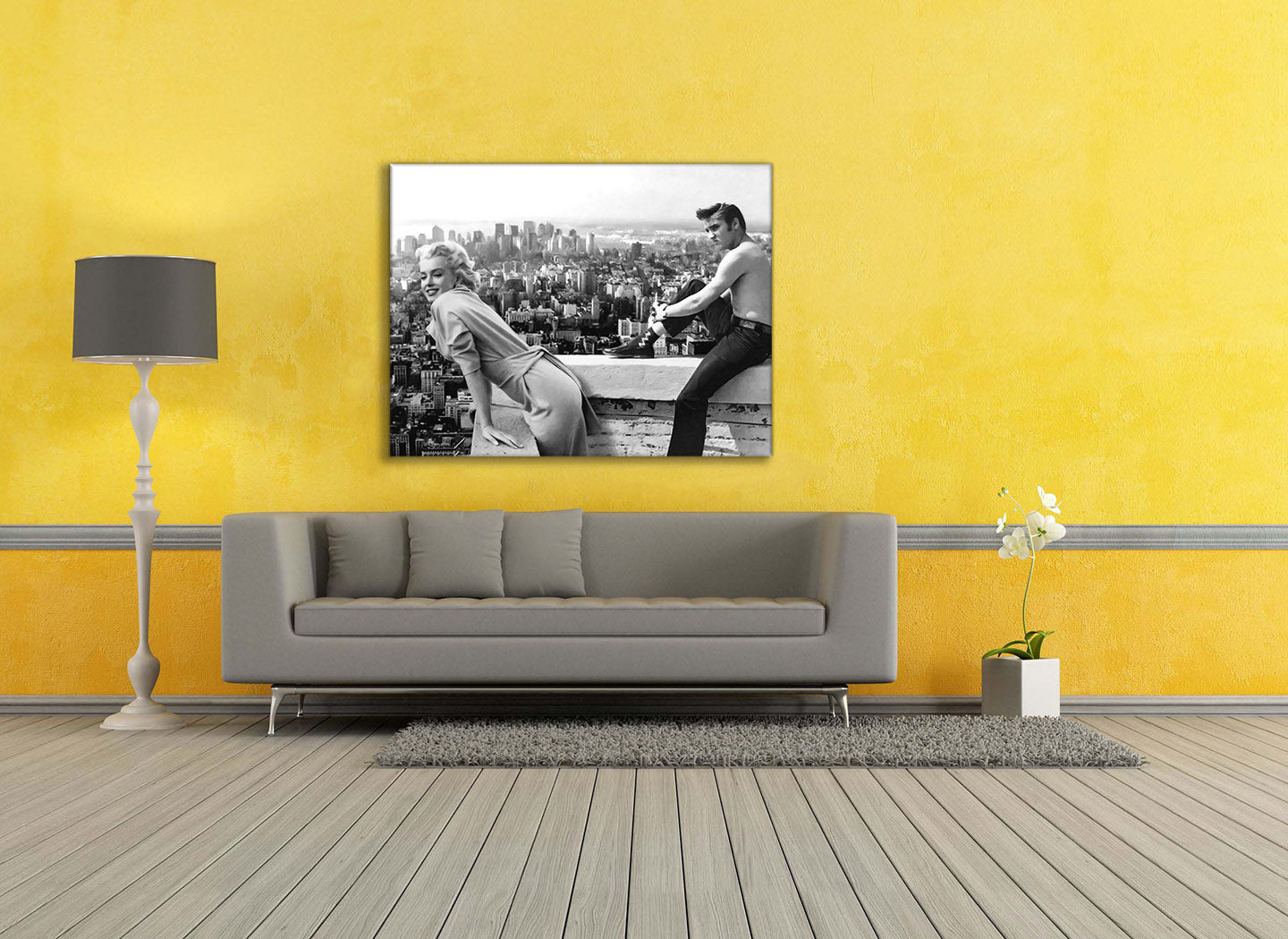Canvas print Marilyn & Elvis - Wall Art Decor