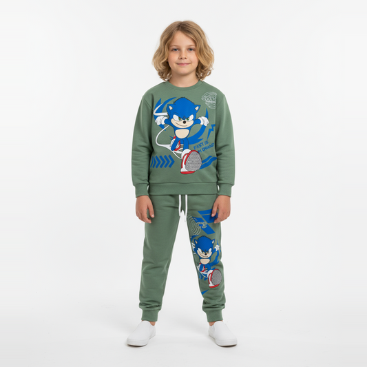 Blue Flash Casual Jogger Set