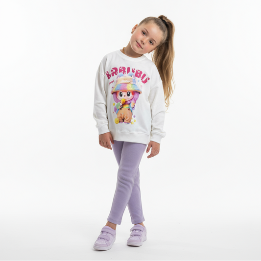 La-Bu-Bu Princess Girls Legging Set