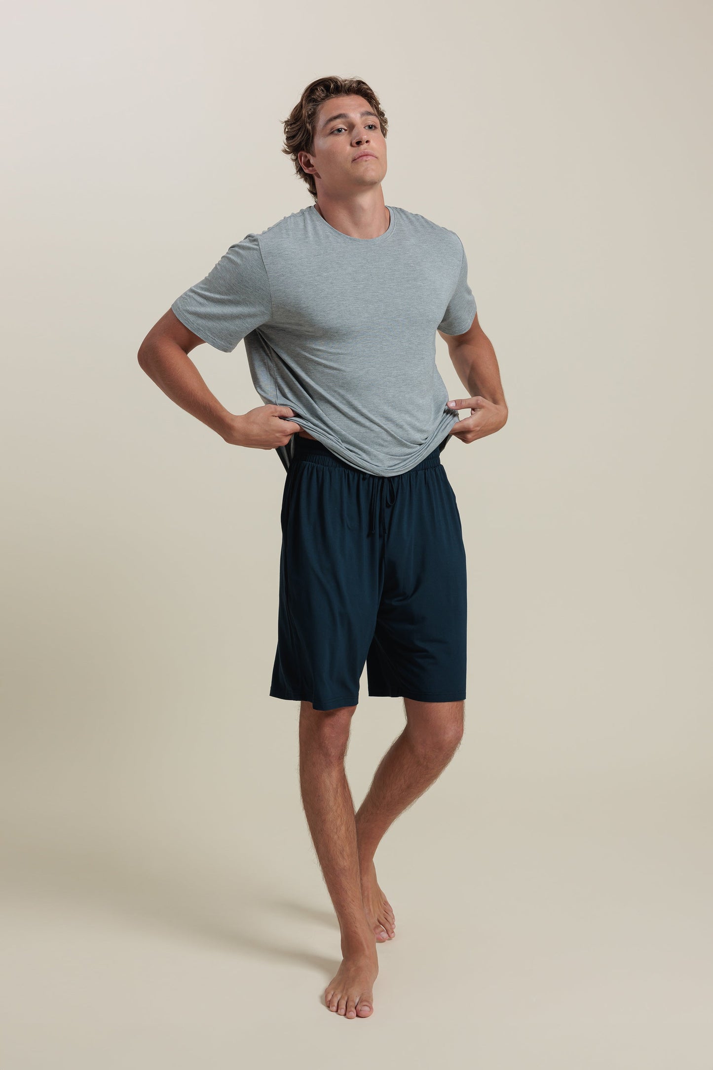 Sleepwear Set <br/> Men’s Bamboo Tee & Shorts Set