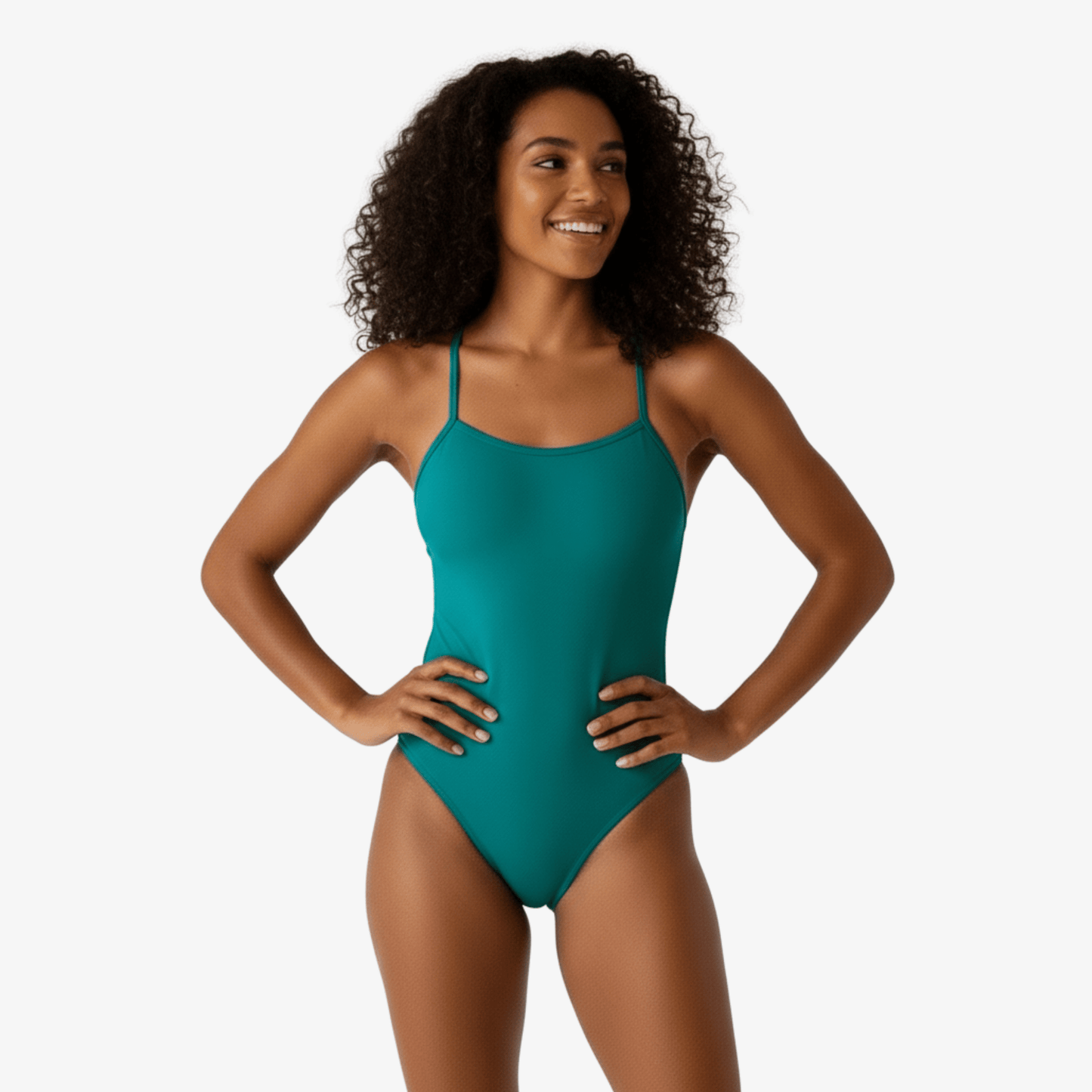 Jade Open Back Performance Training Swimsuit by Norca